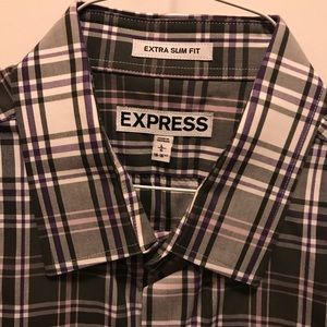 Express Etta Slim Fit Men’s Button Down Shirt
